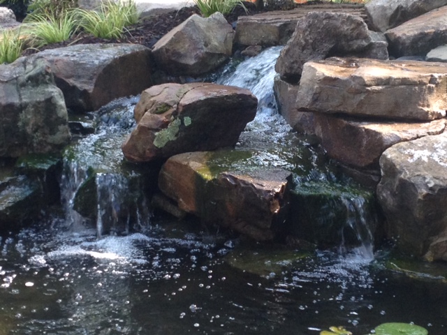 stone waterfall